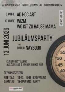 5 Jahre Ad Hoc Art, 10 Jahre WIZM (Ad Hoc Art #40)