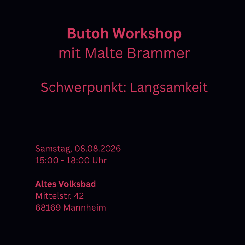 Butoh to the People – Workshop